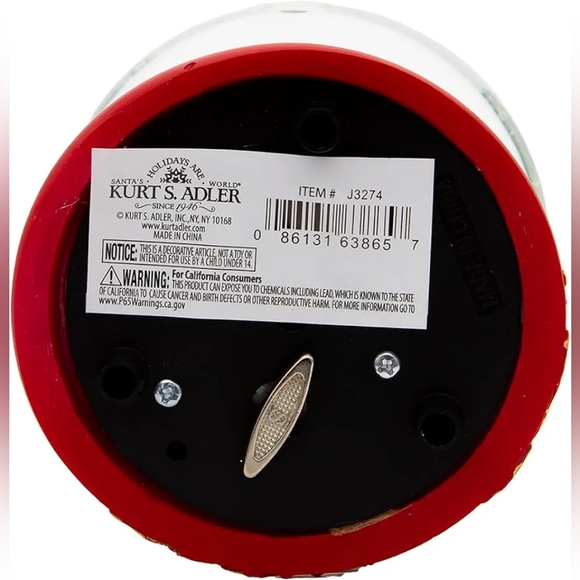 Kurt Adler 100MM Musical Christmas Tree Water Globe - Picture 5 of 6